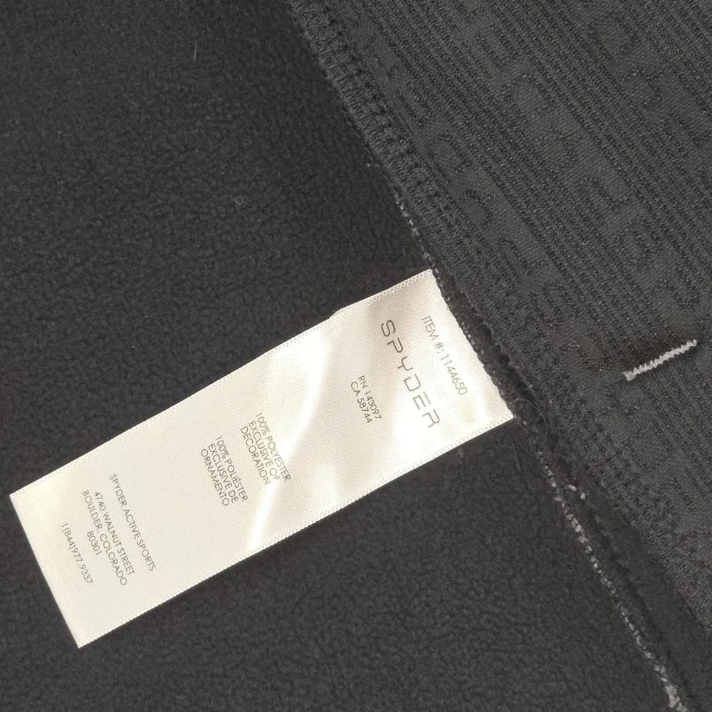 Spyder‎ Constant Stryke Jacket Mens M Medium Gray Full Zip Mock Neck Midweight